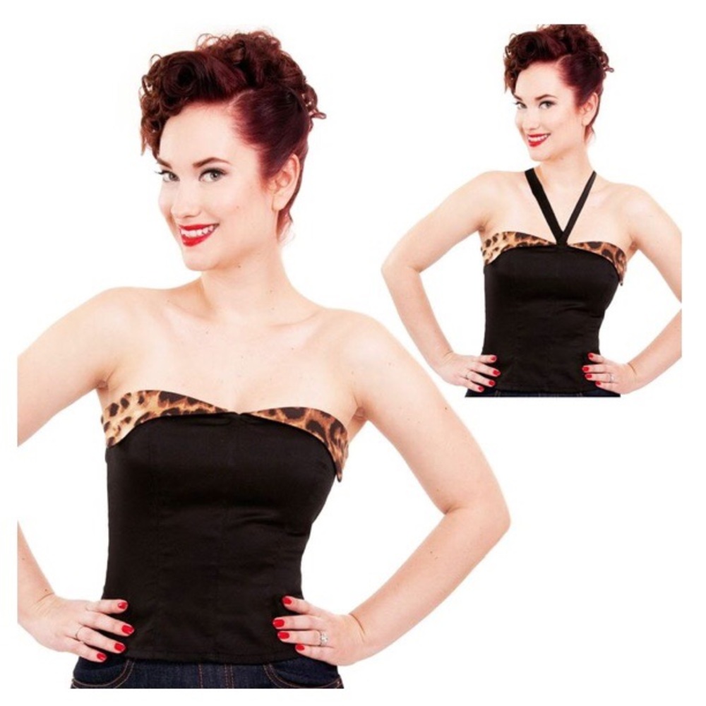 LEOPARD halter top (FINAL SALE) - Picture 2 of 7